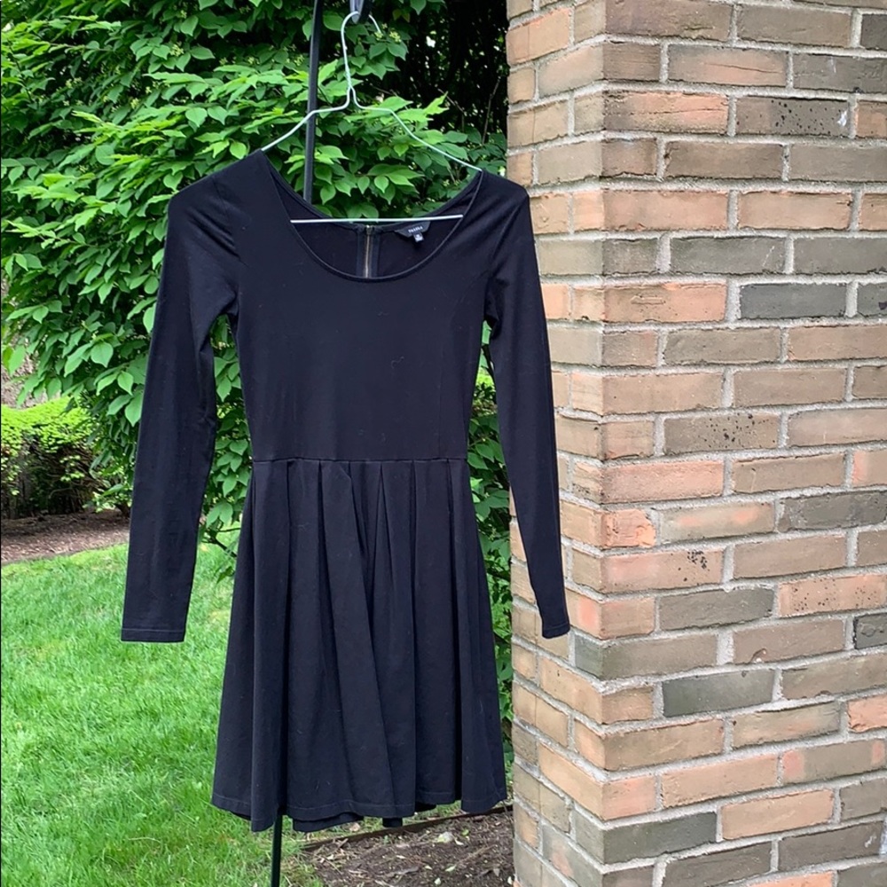Aritzia Black Long Sleeve Dress